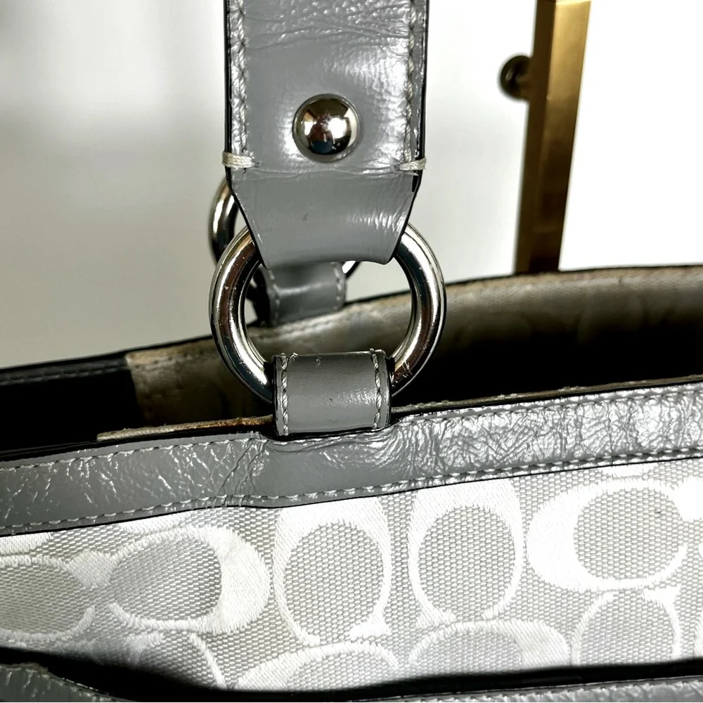 Coach Penelope Tote F14693 Signature Jacquard Tote Luxe Casual Quiet Luxury - Picture 4 of 15